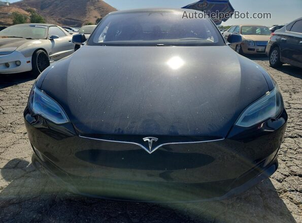 5YJSA1E2XHF199562 2017 TESLA MODEL S Black Widok zestawu wskaźników