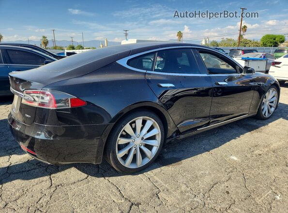 5YJSA1E2XHF199562 2017 TESLA MODEL S Black Widok wnętrza z przodu