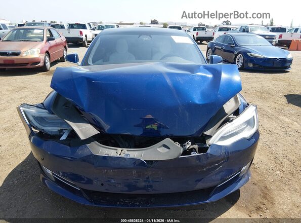 5YJSA1E2XJF273536 2018 TESLA MODEL S Blue წინა ხედი