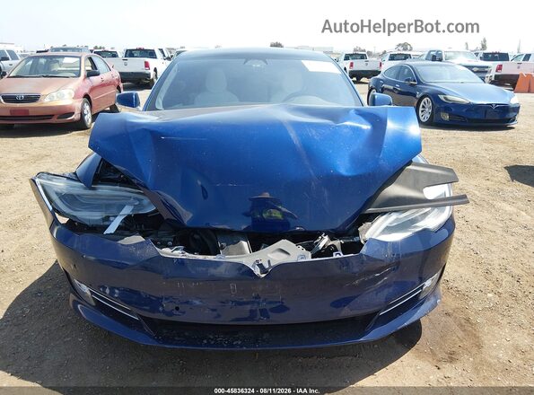 5YJSA1E2XJF273536 2018 TESLA MODEL S Blue წინა პანელის ხედი