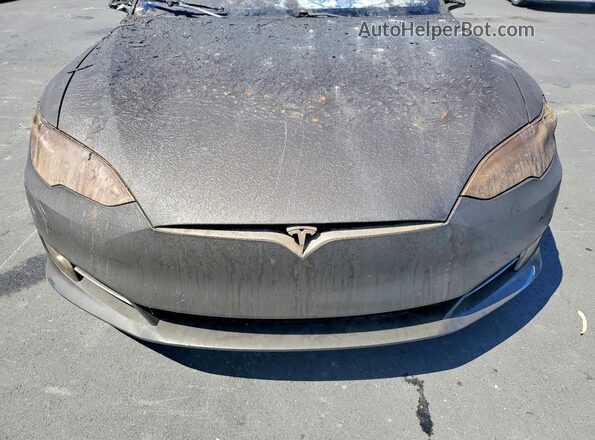 5YJSA1E41JF243066 2018 TESLA MODEL Burn უკანა სალონის ხედი