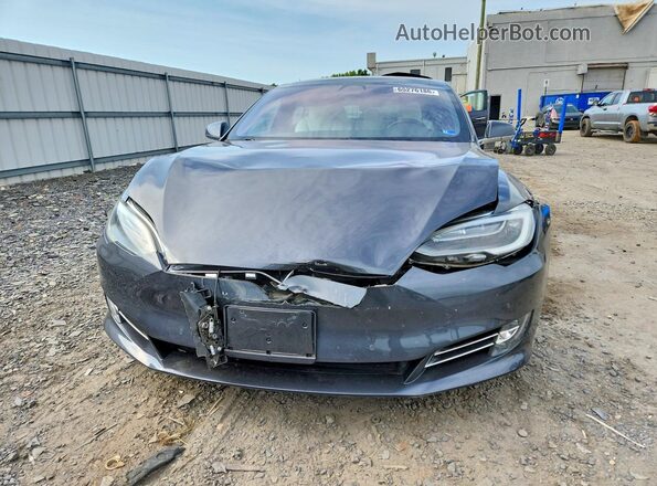 5YJSA1E45JF276040 2018 TESLA MODEL Gray Դիմացի տեսք