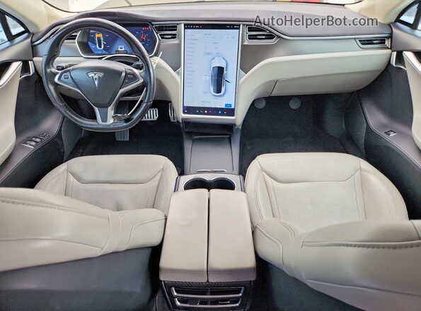 5YJSA1E47GF145197 2016 TESLA MODEL White წინა პანელის ხედი