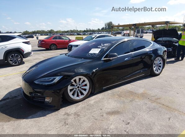 5YJSA1E48MF424282 2021 TESLA MODEL S Black წინა მარცხენა ხედი სამი მეოთხედიდან