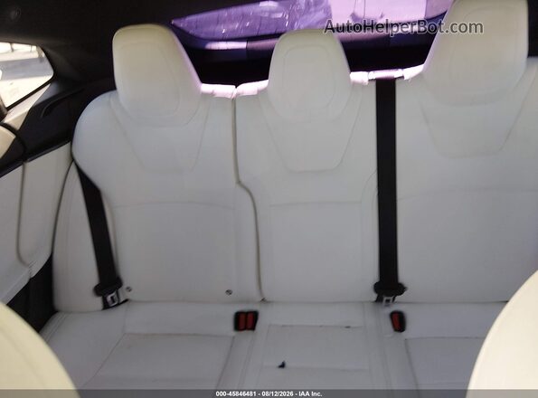 5YJSA1E48MF424282 2021 TESLA MODEL S Black VIN კოდის სტიკერის ხედი