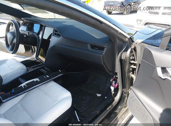 5YJSA1E48MF424282 2021 TESLA MODEL S Black წინა სალონის ხედი