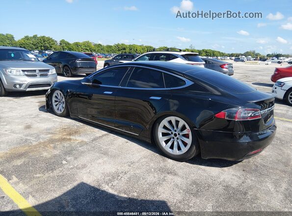 5YJSA1E48MF424282 2021 TESLA MODEL S Black უკანა მარცხენა