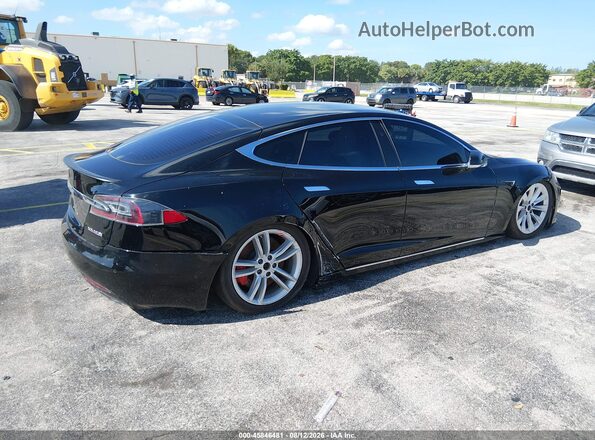 5YJSA1E48MF424282 2021 TESLA MODEL S Black უკანა მარჯვენა