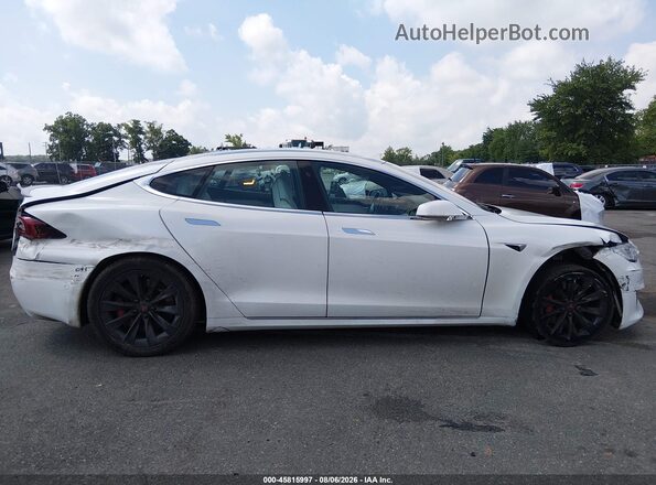 5YJSA1E49KF337455 2019 TESLA MODEL S White Սալոնի հետևի տեսք