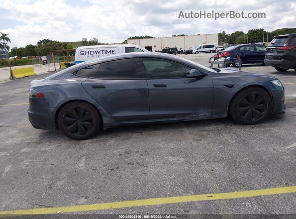 5YJSA1E50MF428271 2021 TESLA MODEL S Серый Панорамный вид салона 360°