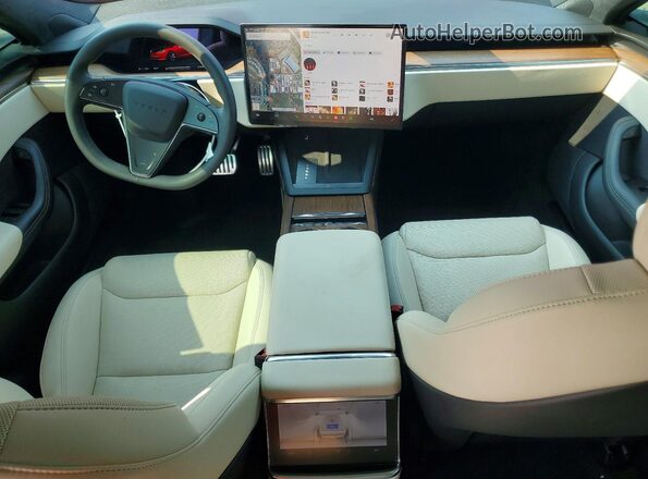 5YJSA1E50NF487290 2022 TESLA MODEL Red წინა პანელის ხედი