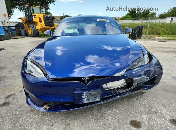 5YJSA1E50RF538583 2024 TESLA MODEL Синий Вид спереди