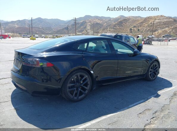 5YJSA1E51MF428408 2021 TESLA MODEL S Black უკანა მარჯვენა