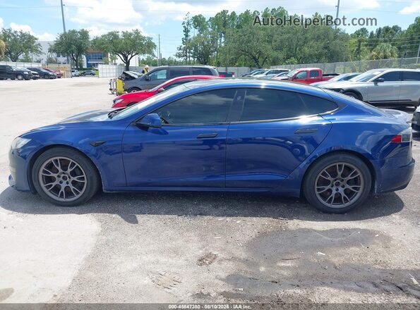 5YJSA1E52MF428398 2021 TESLA MODEL S Blue სალონის 360-გრადუსიანი ხედი