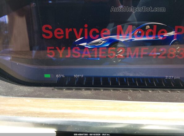 5YJSA1E52MF428398 2021 TESLA MODEL S Blue 
