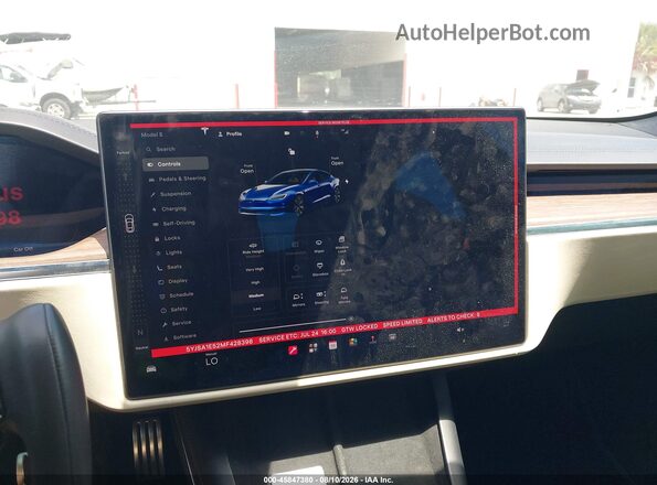 5YJSA1E52MF428398 2021 TESLA MODEL S Blue 
