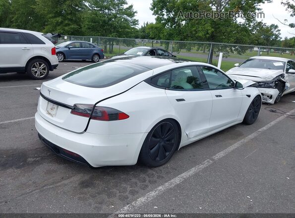 5YJSA1E52MF428532 2021 TESLA MODEL S White Հետևի աջ