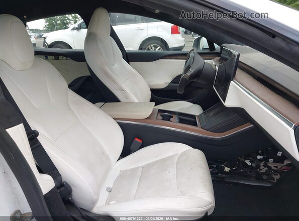 5YJSA1E52MF428532 2021 TESLA MODEL S White Սալոնի դիմացի տեսք