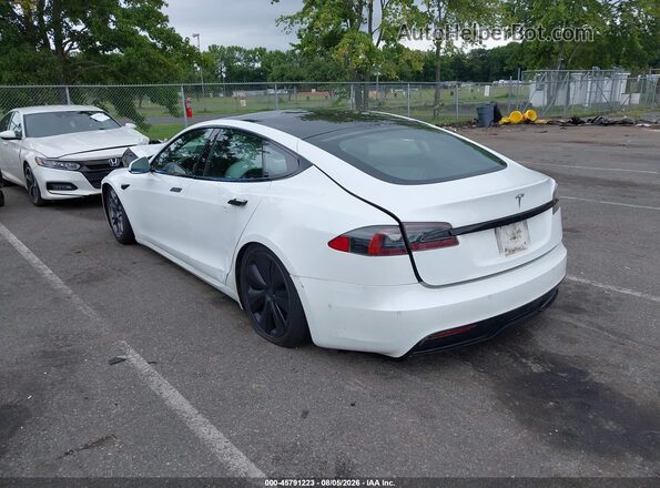 5YJSA1E52MF428532 2021 TESLA MODEL S White Հետևի ձախ