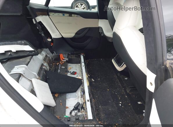 5YJSA1E52MF428532 2021 TESLA MODEL S White VIN կոդի պիտակի տեսք