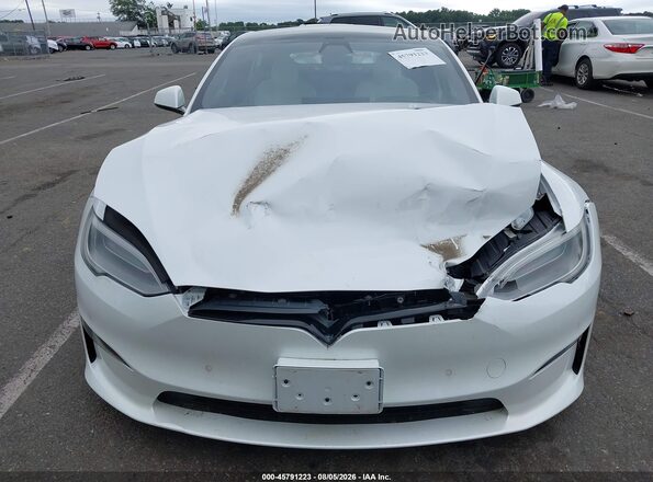 5YJSA1E52MF428532 2021 TESLA MODEL S White Դիմացի տեսք