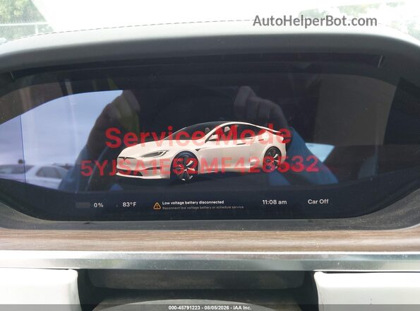 5YJSA1E52MF428532 2021 TESLA MODEL S White 
