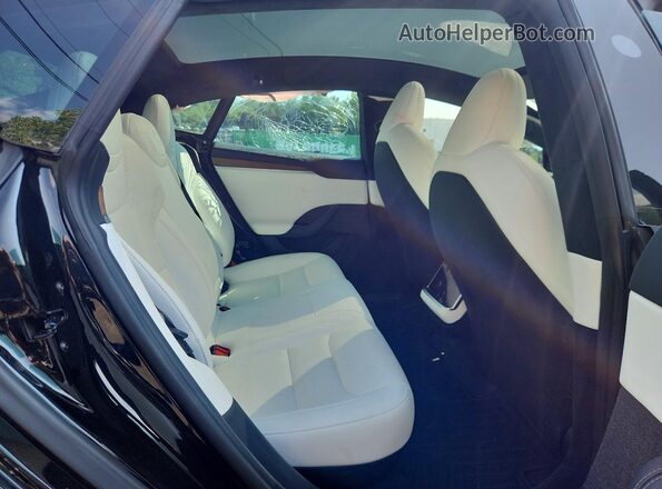 5YJSA1E52RF543624 2024 TESLA MODEL Black უკანა სავარძლების ხედი