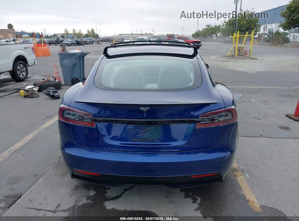 5YJSA1E54MF428368 2021 TESLA MODEL S Blue 