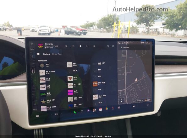 5YJSA1E54MF428368 2021 TESLA MODEL S Blue 