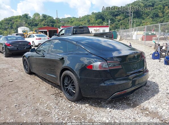 5YJSA1E54NF469486 2022 TESLA MODEL S Черный Задняя левая четверть
