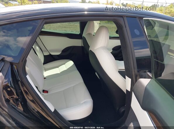 5YJSA1E54NF469486 2022 TESLA MODEL S Черный Вид наклейки с VIN-кодом