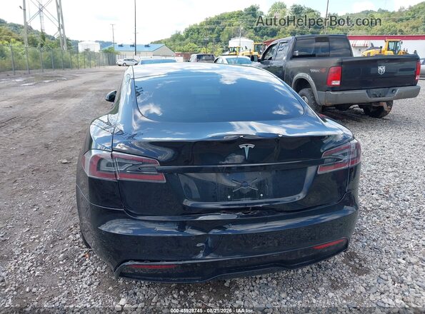 5YJSA1E54NF469486 2022 TESLA MODEL S Черный Вид спереди