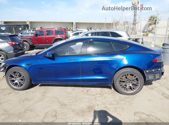 5YJSA1E57MF428431 2021 TESLA MODEL S Blue Vista interior de 360 grados