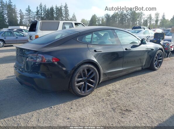 5YJSA1E57MF428445 2021 TESLA MODEL S Black უკანა მარჯვენა