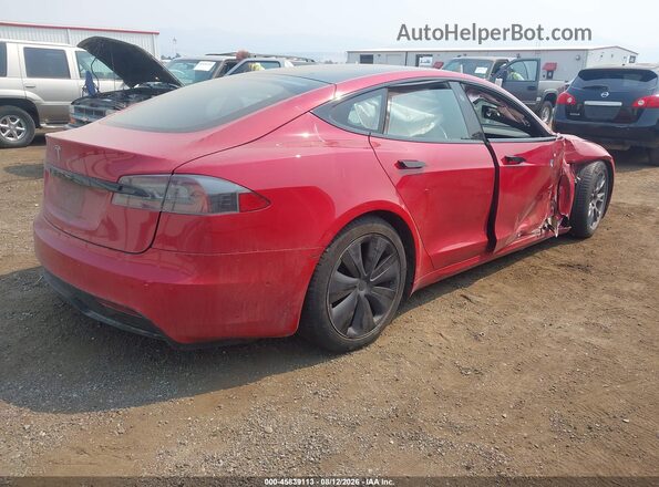 5YJSA1E57NF467795 2022 TESLA MODEL S Red Tył prawy