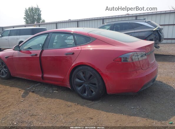 5YJSA1E57NF467795 2022 TESLA MODEL S Red 