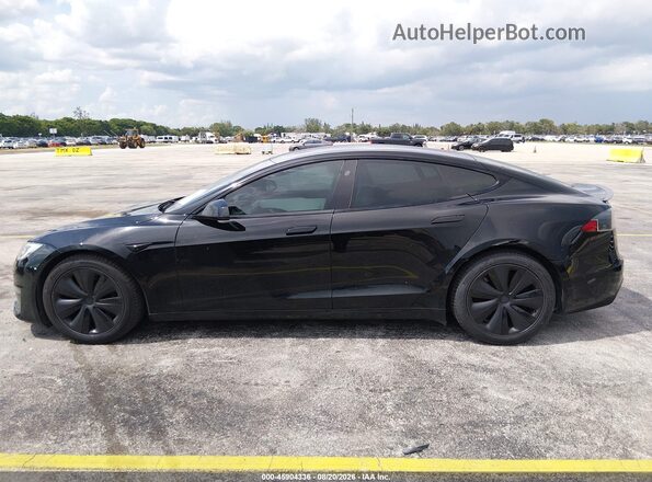 5YJSA1E58MF428454 2021 TESLA MODEL S Black Панорамний вид салону 360°