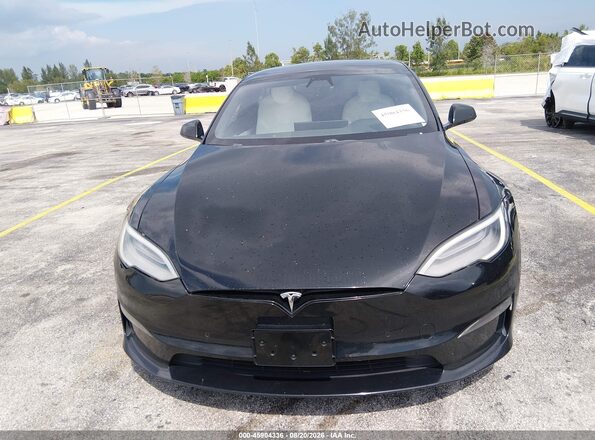 5YJSA1E58MF428454 2021 TESLA MODEL S Black Вид щитка приладів