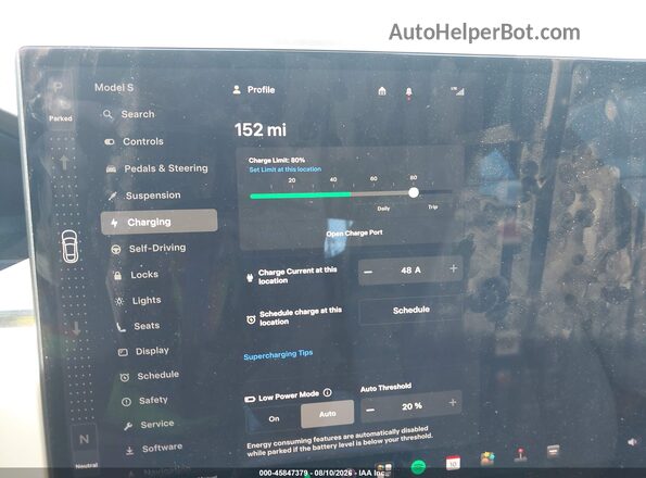 5YJSA1E58MF430186 2021 TESLA MODEL S Gray 