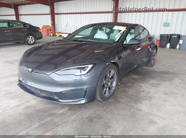 5YJSA1E58NF478269 2022 TESLA MODEL S Gray Przód lewy