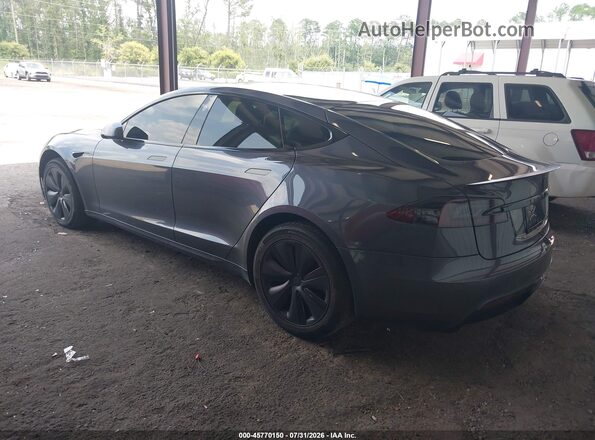 5YJSA1E59MF428477 2021 TESLA MODEL S Белый Задняя левая четверть