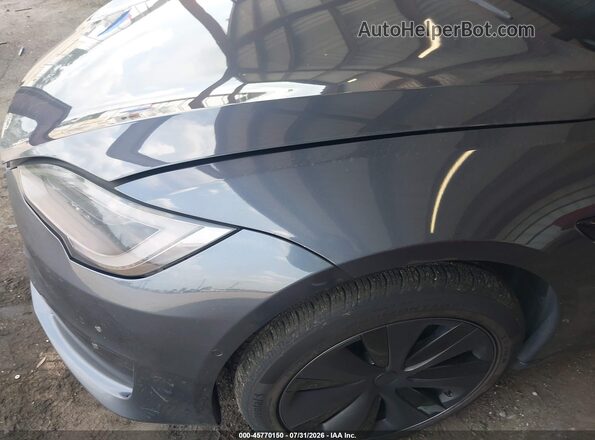 5YJSA1E59MF428477 2021 TESLA MODEL S Белый Вид спереди