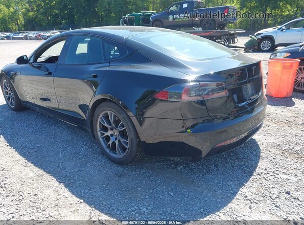 5YJSA1E5XMF428343 2021 TESLA MODEL S Черный Задняя левая четверть