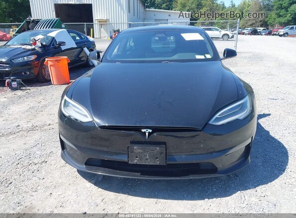 5YJSA1E5XMF428343 2021 TESLA MODEL S Черный Вид щитка приборов