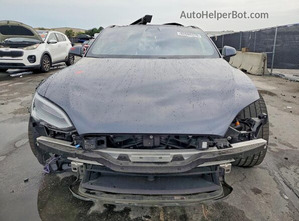 5YJSA1E5XMF434160 2021 TESLA MODEL Gray წინა ხედი