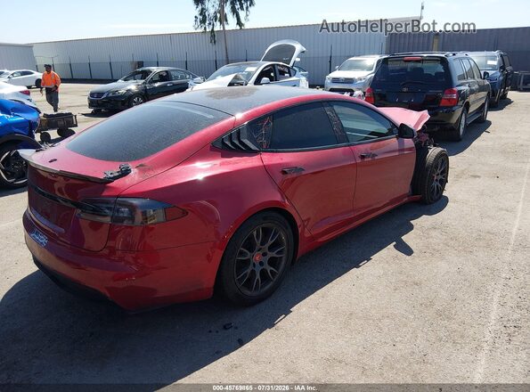 5YJSA1E5XNF471839 2022 TESLA MODEL S Red Tył prawy
