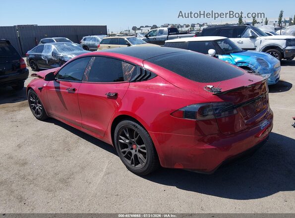 5YJSA1E5XNF471839 2022 TESLA MODEL S Red Tył lewy