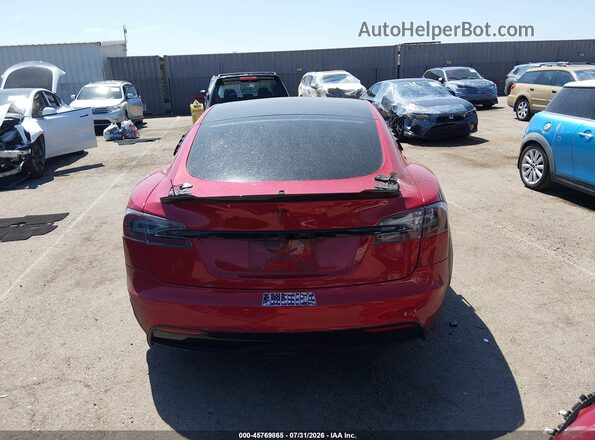 5YJSA1E5XNF471839 2022 TESLA MODEL S Red 