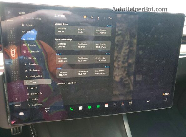 5YJSA1E5XPF508228 2023 TESLA MODEL Серый Вид щитка приборов