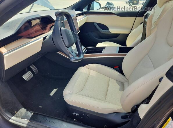 5YJSA1E5XPF523280 2023 TESLA MODEL Серый Вид салона спереди